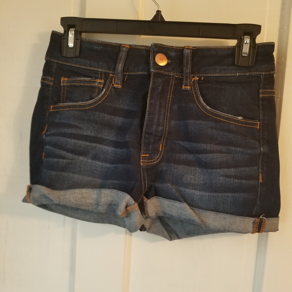 American eagle high rise shorties